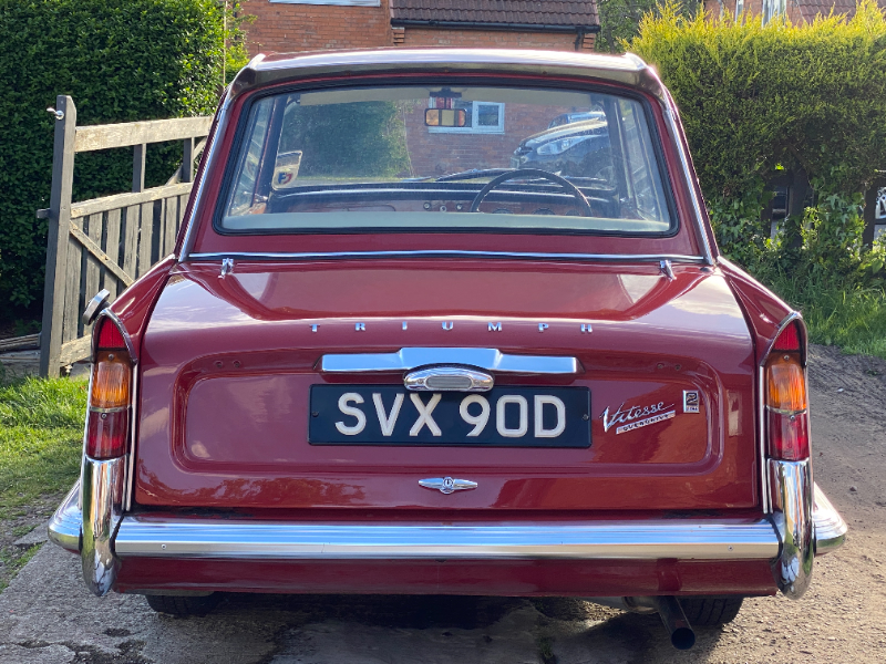 Triumph Vitesse Litre For Sale Ccfs